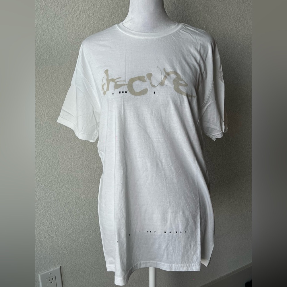 The Cure concert T-shirt from A Lost World tour unisex